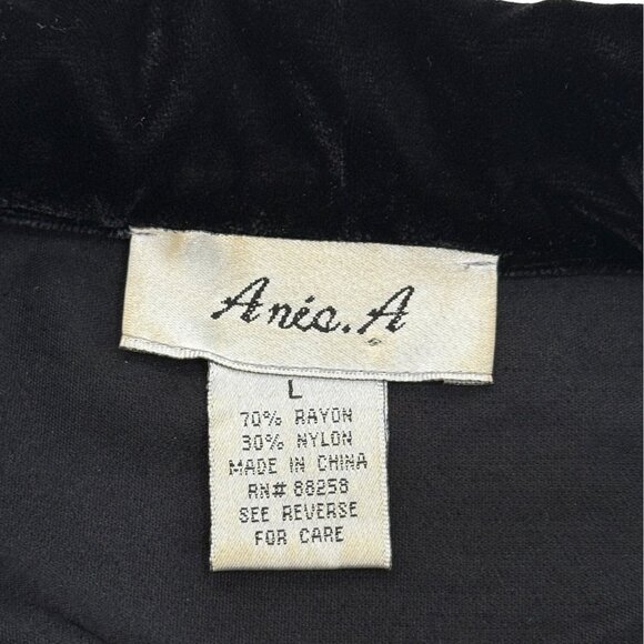 Ania A Vest Peacock Sleeveless Duster Boho Artys  Y2K Vintage 90s Kimono Size L - Picture 4 of 7